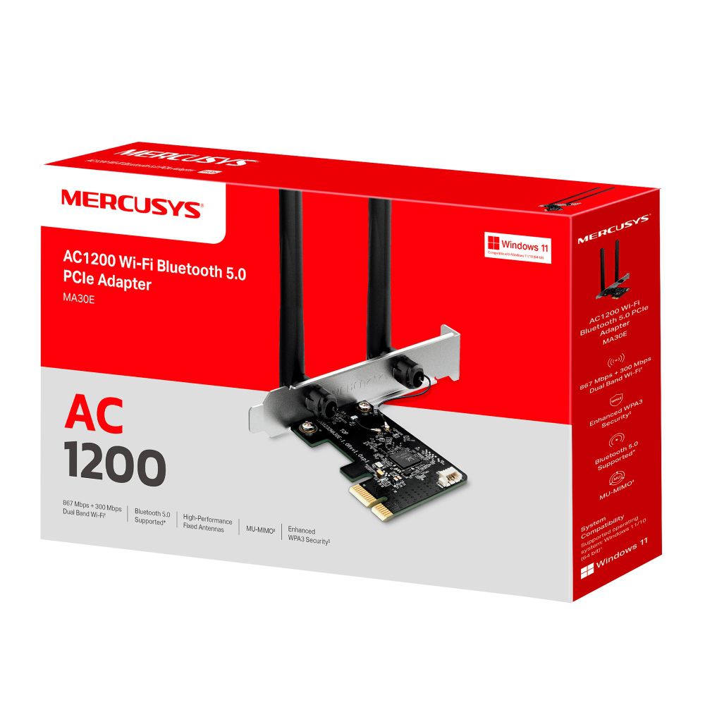 Mercusys AC1200 Bluetooth PCI Adapter