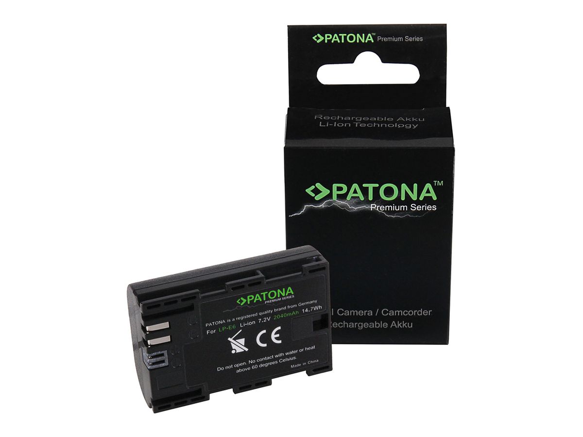 Patona Premium Batterie Canon LP-E6
