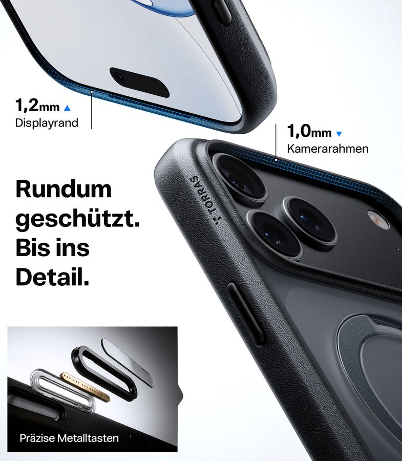 Torras Ostand Spin iPhone 18 Pro Black