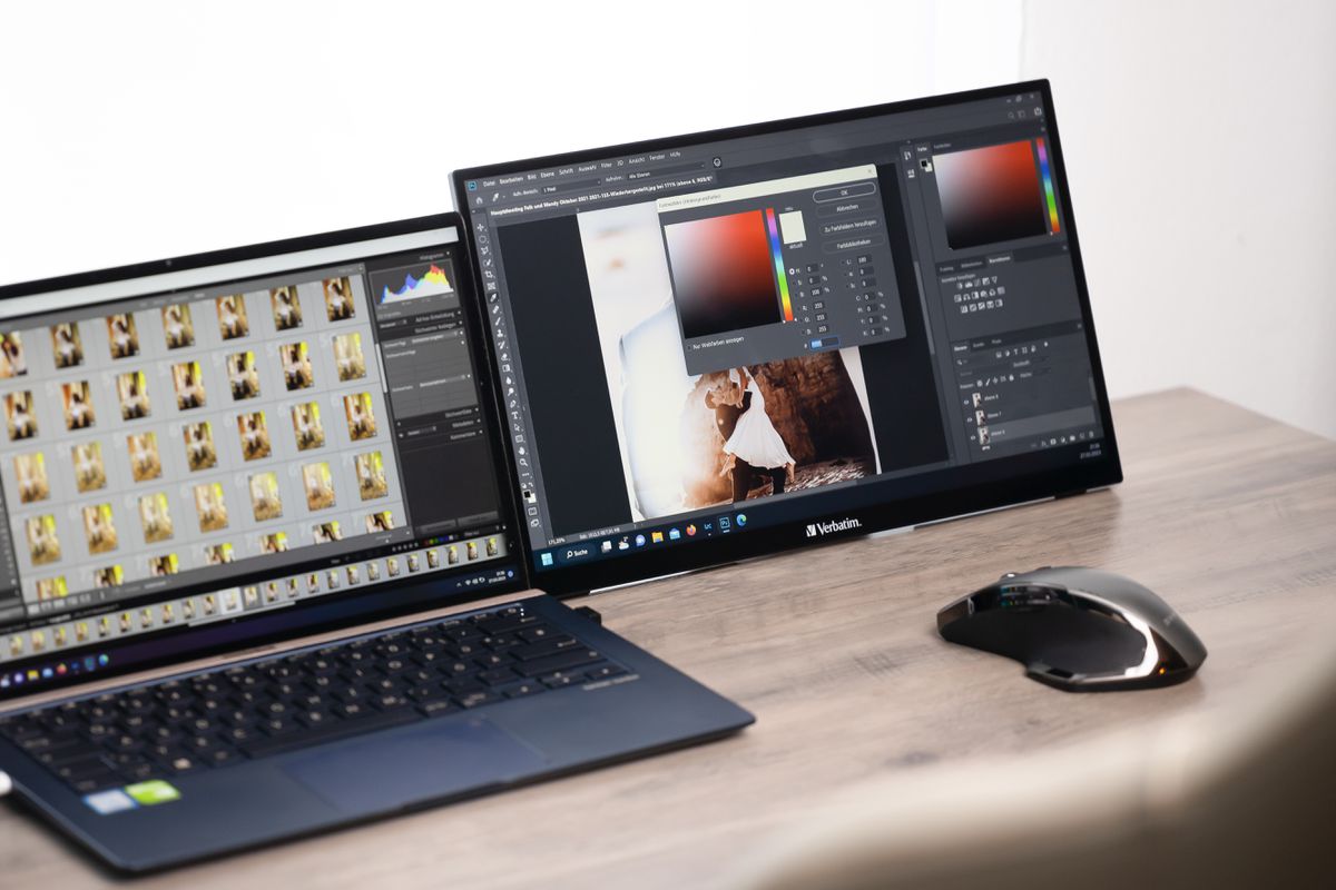 Verbatim Port. Touchscreen Monitor 15.6"