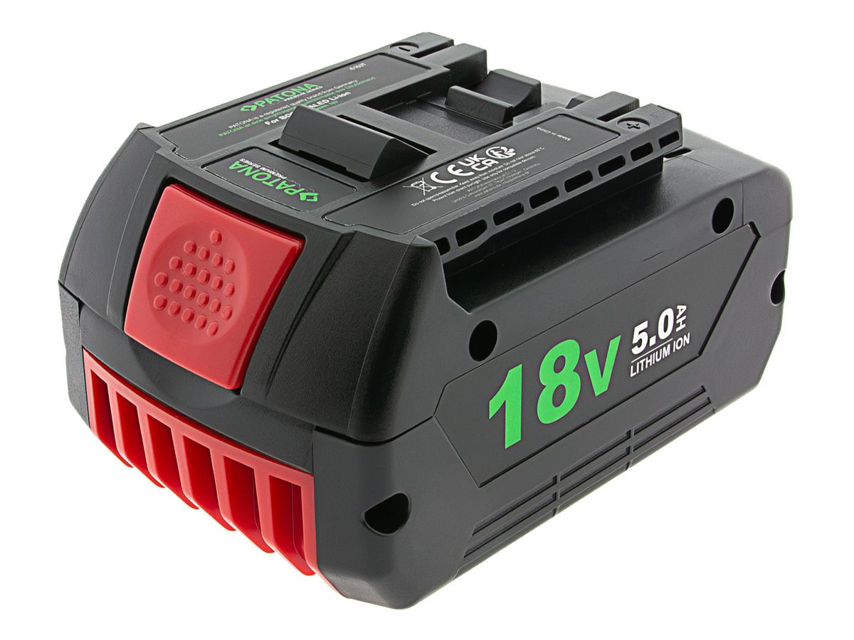 Patona Akku Bosch GBA 18V 5.0Ah LED
