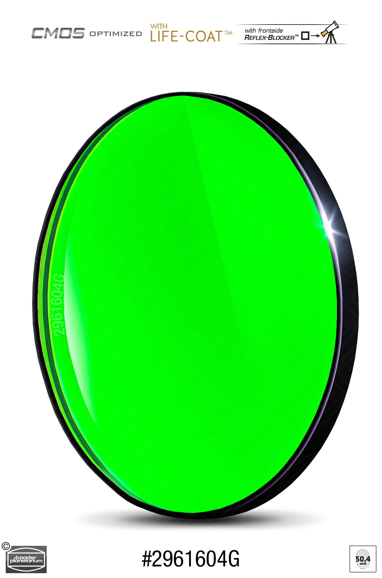 RGB-B 50.4mm Filter  CMOS-optimized