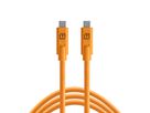 TetherPro USB-C to USB-C 4.6m Orange