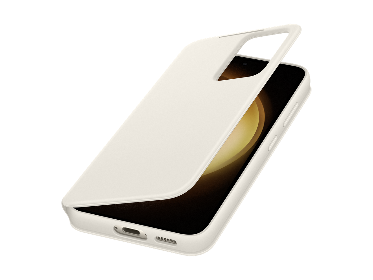Samsung S23 Smart Wallet Case Cream