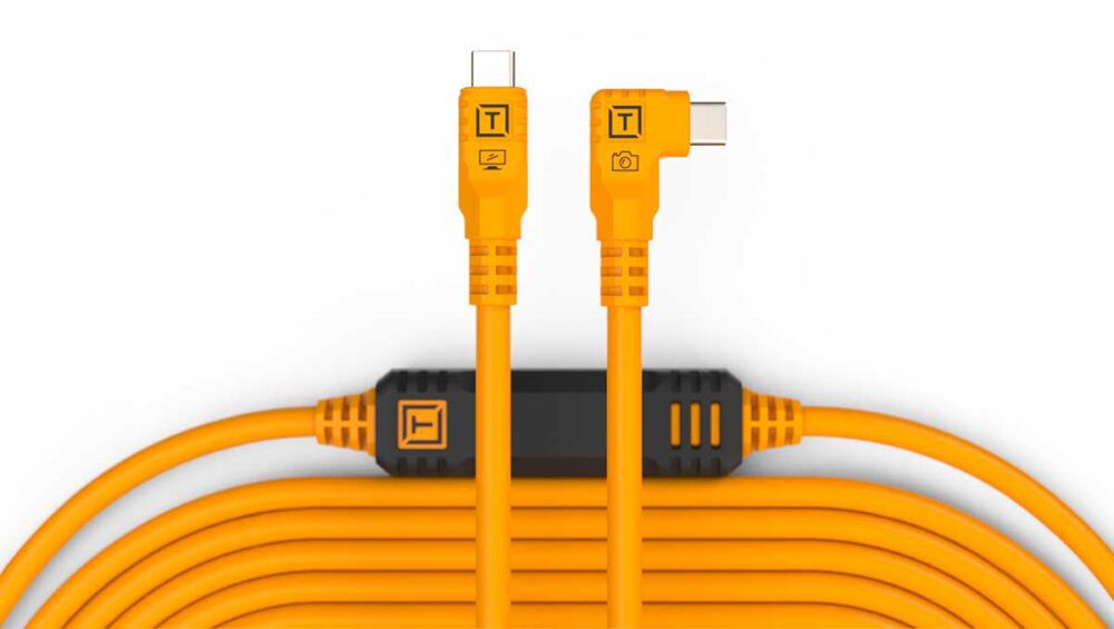 TetherPro USB-C to USB-C 9.4m RT Org
