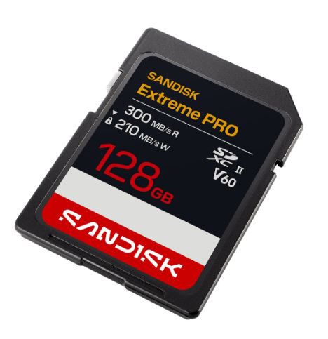 SANDISK Extreme PRO 300MB/s SDXC 128GB