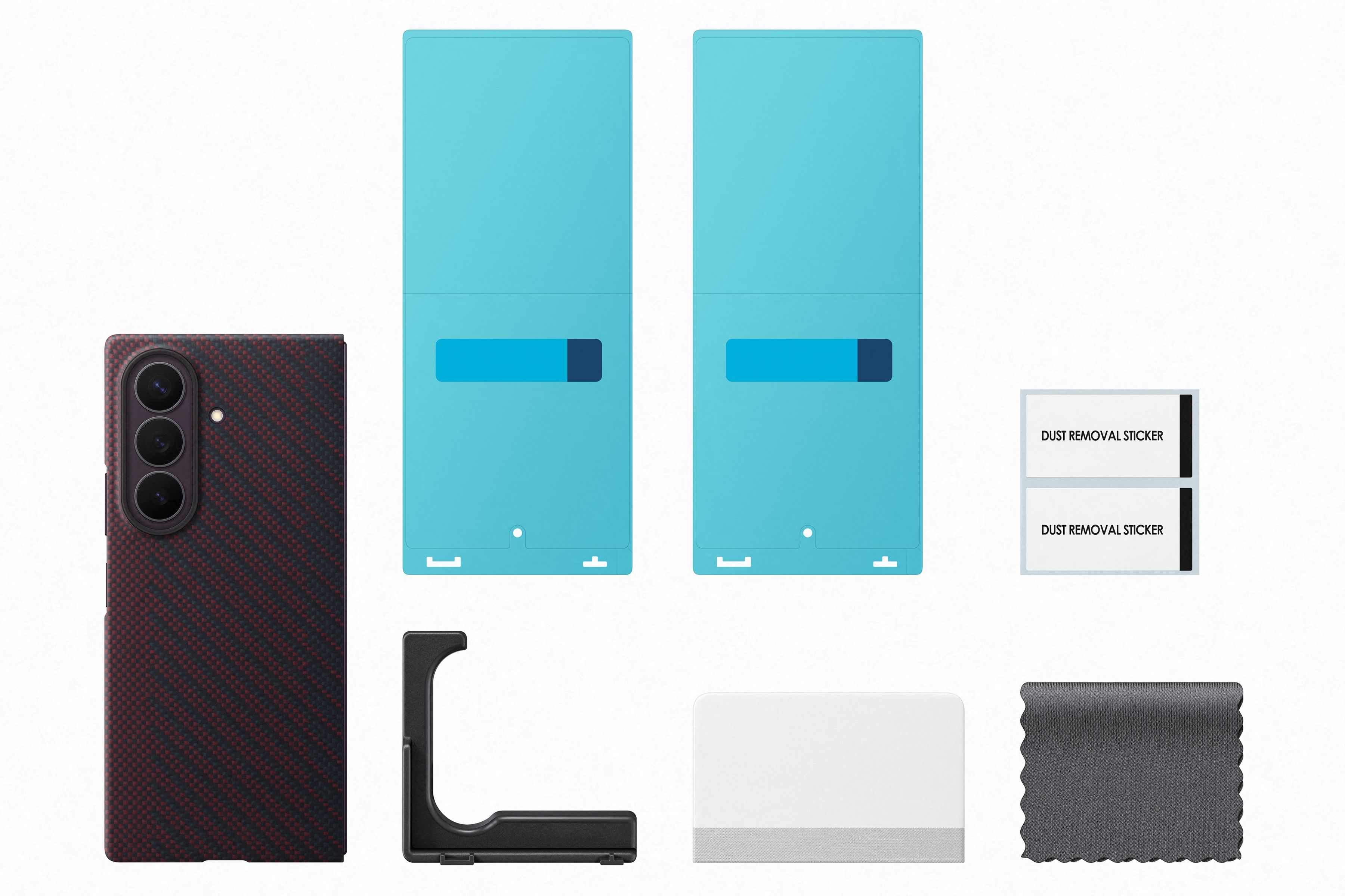 Samsung Fold 8 Ultra Carbon Magnet C Red