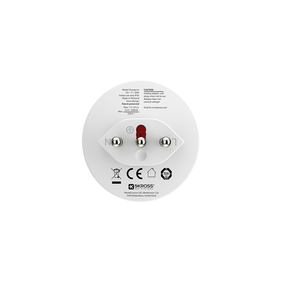 Skross Europe to CH / Italy / Brazil