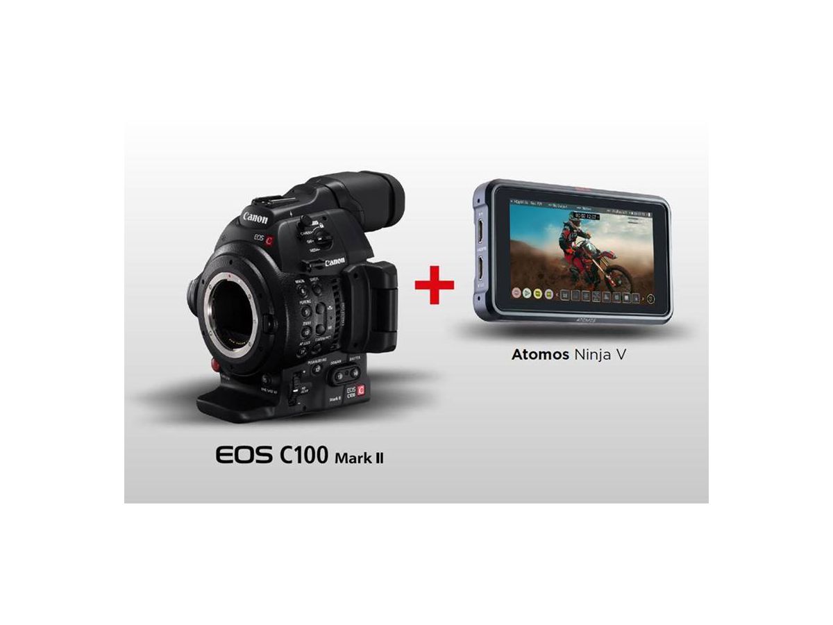 canon c100 mark ii atomos ninja v
