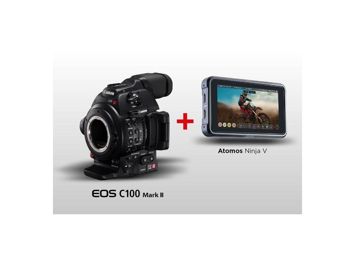 EOS C100 Mark II Atomos Ninja V Kit