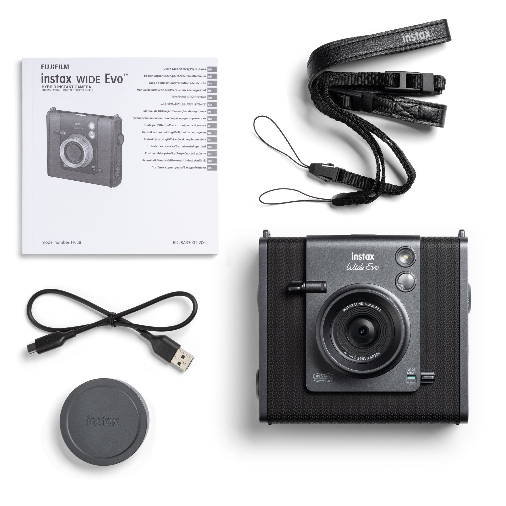Fujifilm Instax Wide Evo Black