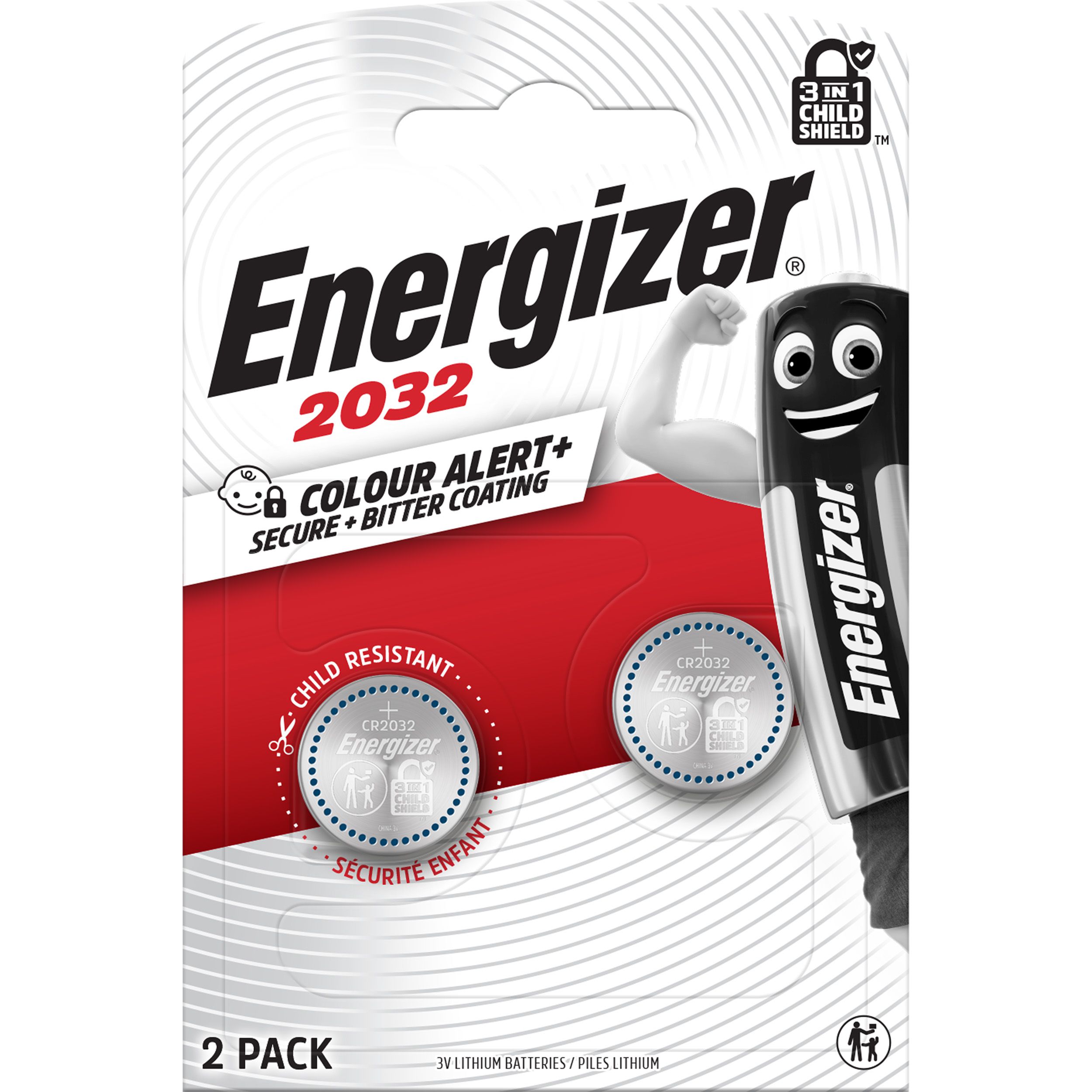 Energizer CR 2032 Lithium 3.0V FSB-2