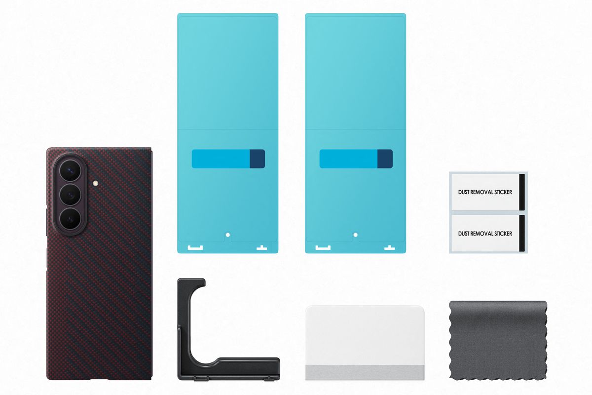 Samsung Fold 8 Ultra Carbon Magnet C Red